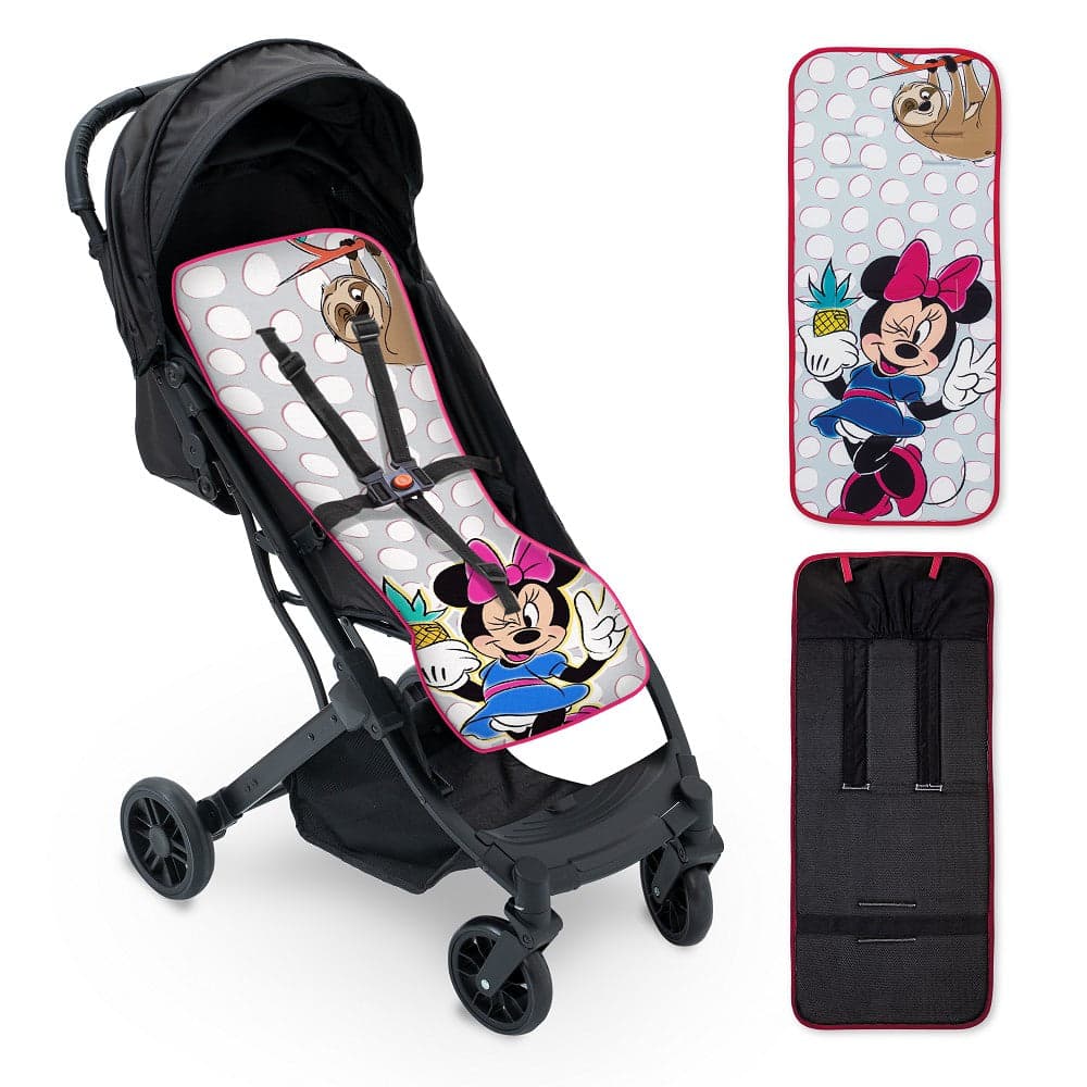 Forro Para Carrinho + Protetor De Cinto Minnie Interbaby
