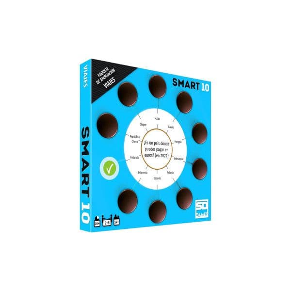 Sd Toys Jogo de Tabuleiro Smart 10 Expansão Viagens
