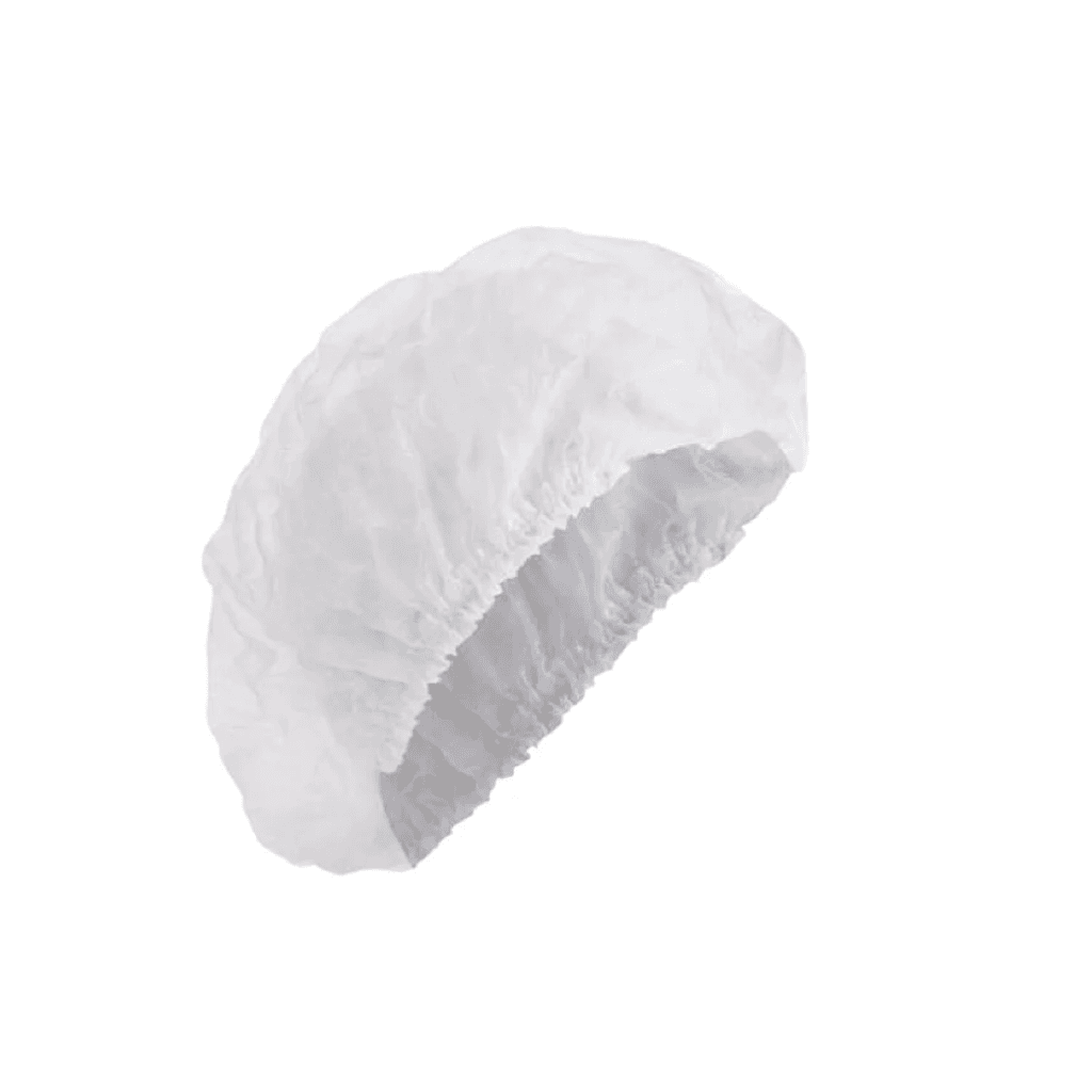 Touca clip branca x100 ref.004205