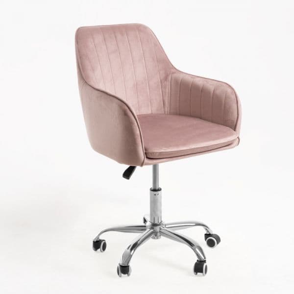 Presentes Miguel Cadeira Chic Office Rosa