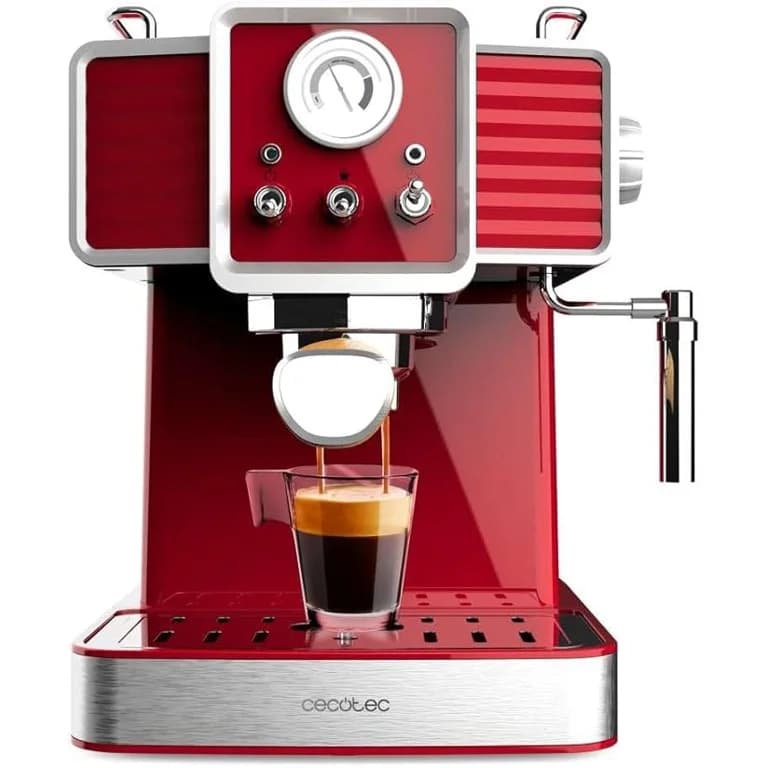 Máquina de Café Cecotec Power Espresso 20 Tradizionale Light Red - 01727