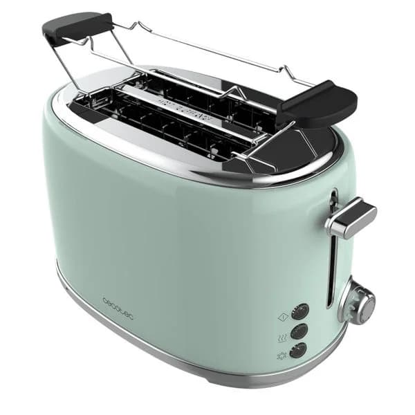 Cecotec Tostador vertical Toast&Taste 1000 Retro Double Green - 03230