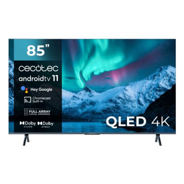 TV Cecotec 85" VQU30085 QLED Smart TV 4K HDR10