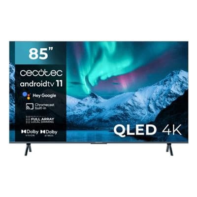 TV Cecotec 85" VQU30085 QLED Smart TV 4K HDR10