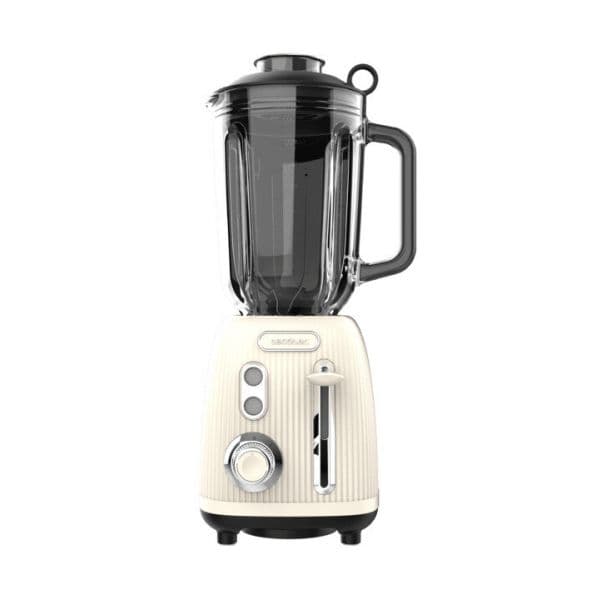 Liquidificador Cecotec Power Black Titanium Retro Bege - 1.5L 1200W