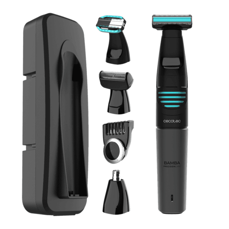 Cecotec Bamba PrecisionCare Extreme 5 em 1 Máquina de Barbear Multifunções 5 em 1 Preta