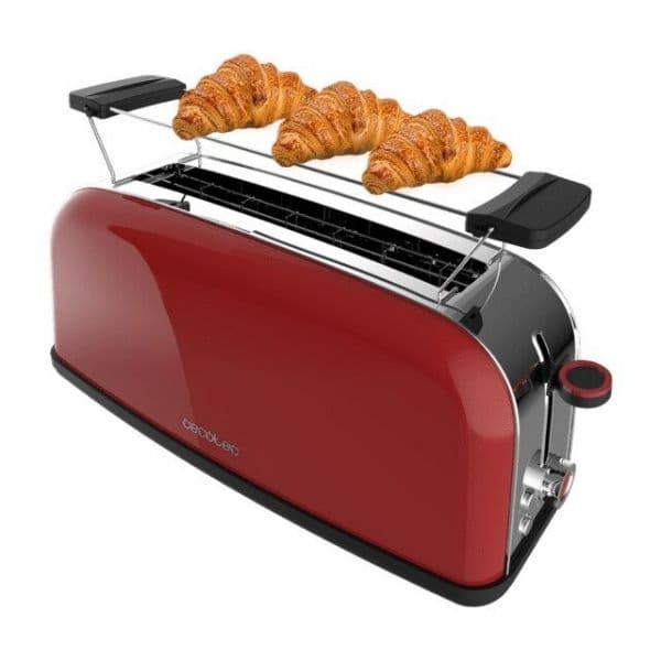 Cecotec Tostador Vertical Toastin' Time 850 Red Long - 8435484048217