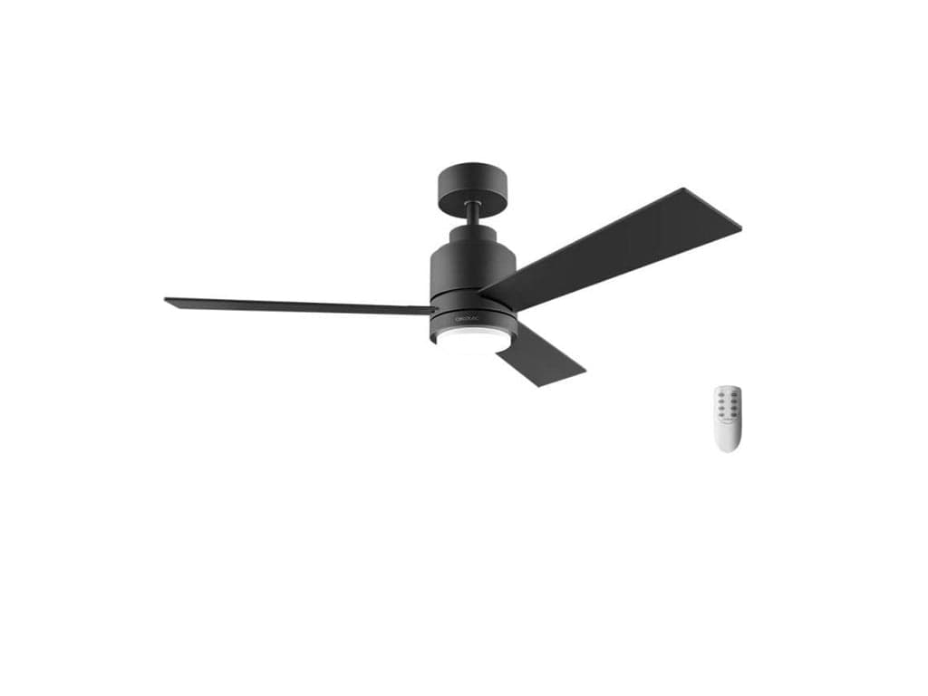 Cecotec Ventilador de Techo Energysilence Aero 4850 Style Black 30W 3 Aspas 122cm 6 Velocidades