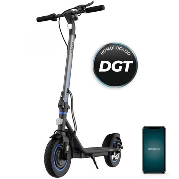 Trotinete Cecotec Bongo D20 Xl Connected Elétrica 10" 630W Homologada Dgt Preta