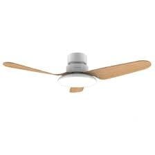Cecotec Ventilador de Teto EnergySilence Aero 5200 Light Whitewood/LightWood 40W 3 Pás Temporizador