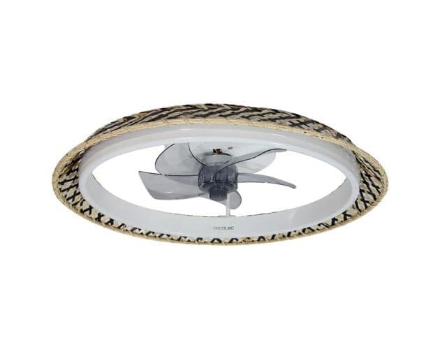 Cecotec Ventilador de Teto com Luz EnergySilence LampAero 610 Natural Design