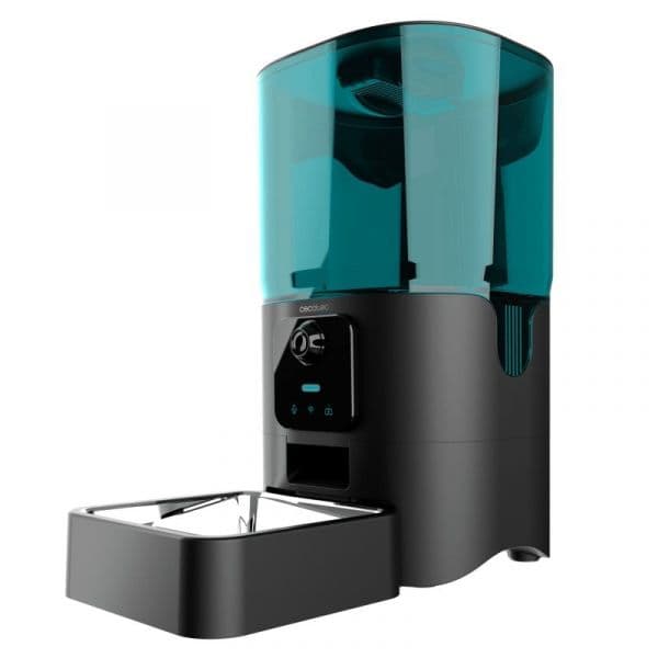 Cecotec Dispensador Comida Animal Pumba 6000 Purrfect Meal Smart Vision 6L Preto c/ Câmara