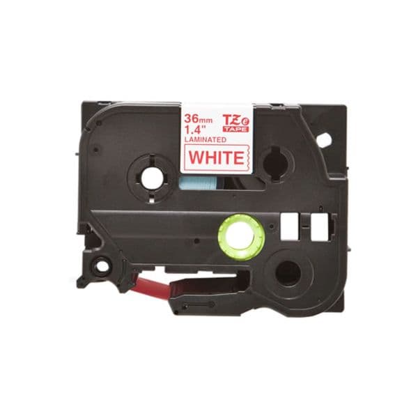 Fita Laminada Brother TZE-262 Vermelho/Branco Compatível