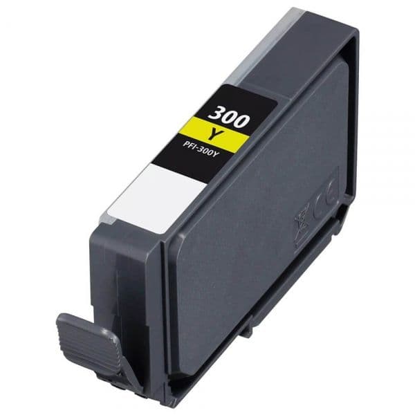 Tinteiro Canon PFI300 Amarelo Compatível