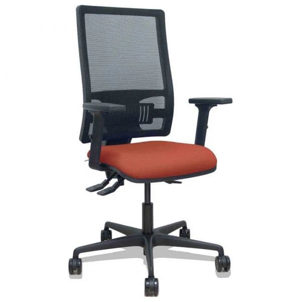 Piqueras y Crespo Cadeira de Escritório Ergonómica Bormate Asyncro Preta e Marrom