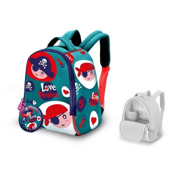 Div Mochila Love Pirates 25cm Neoprene KL10202