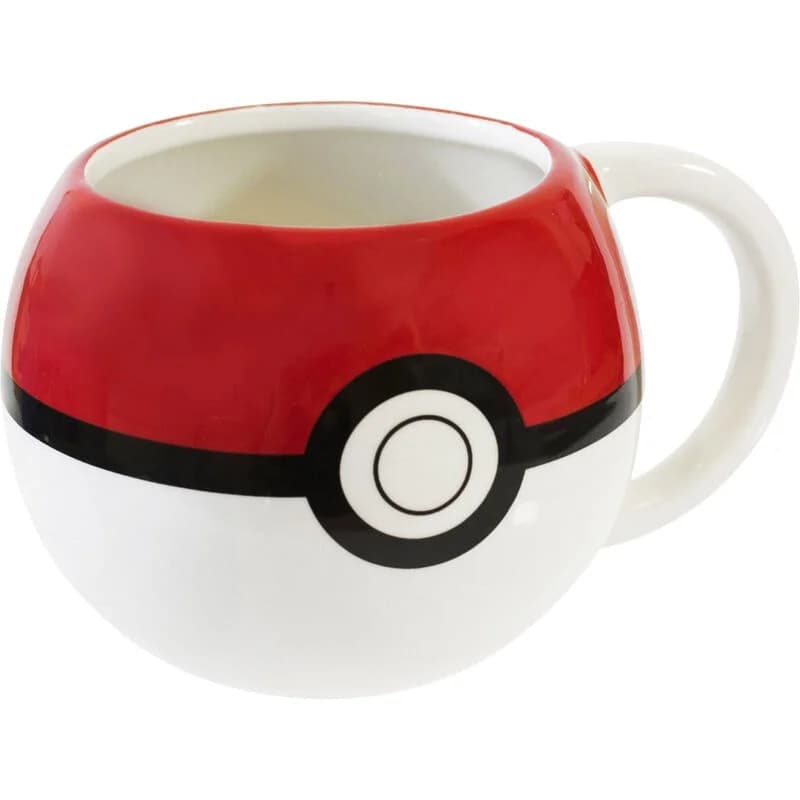 Kids Licensing Caneca 3D Poke-Ball Vermelha 290ml