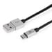 Maillon Cabo Premium Micro usb 2.4 Aluminio Plateado 1m