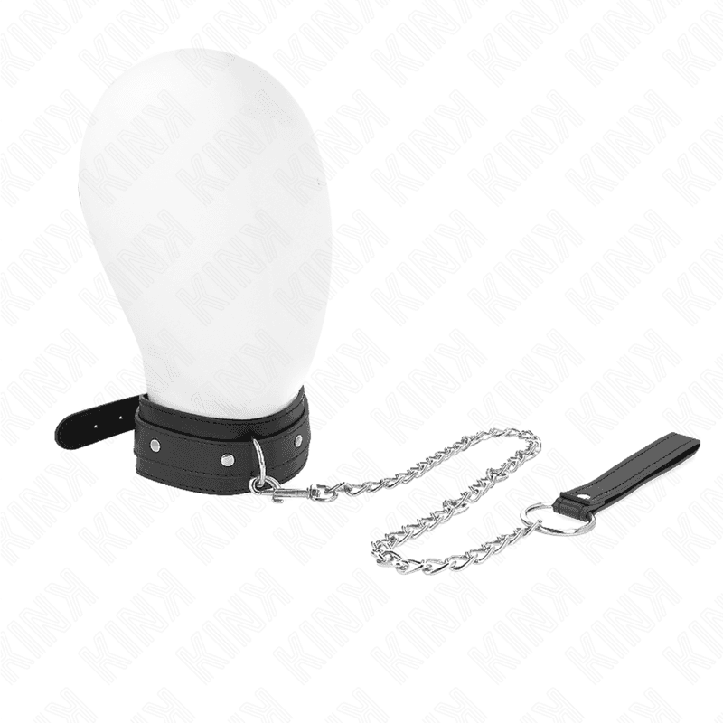 Kink Colar com Trela 65 cm 1 Anel Ajustável 38-49 cm x 5 cm