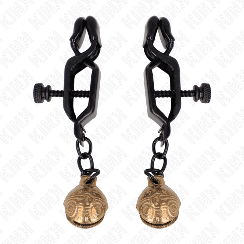 Kink Grampos de Bico Estilo Bell Jaw Preto 7 cm