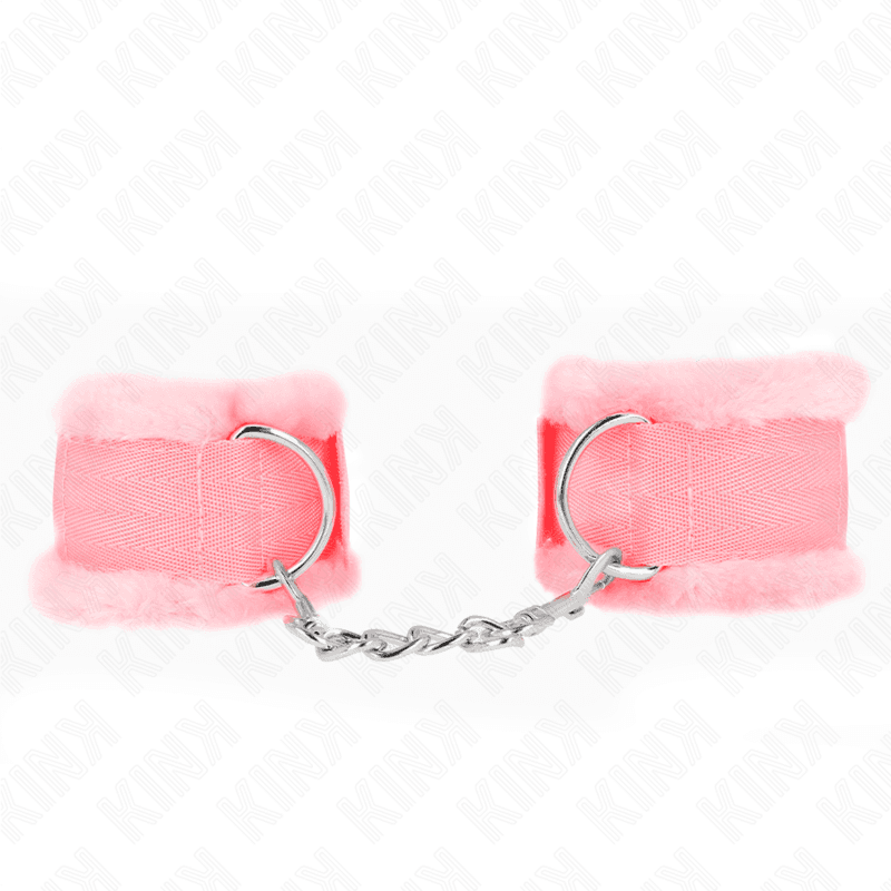 Kink Pulso Forro Peludo Rosa Ajustável 17-31 cm x 7 cm