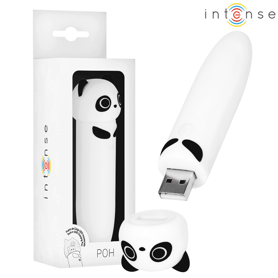 Intense Fun Poh Panda Bala Vibratória Recarregável