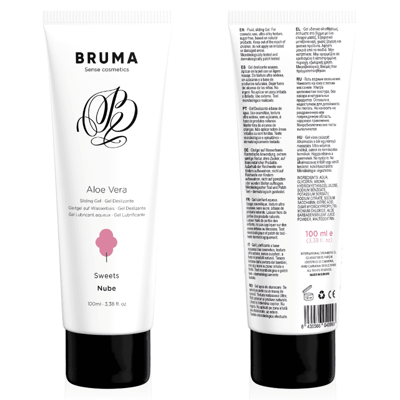 Bruma Gel Deslizante de Aloe Vera Sabor Doces 100ml