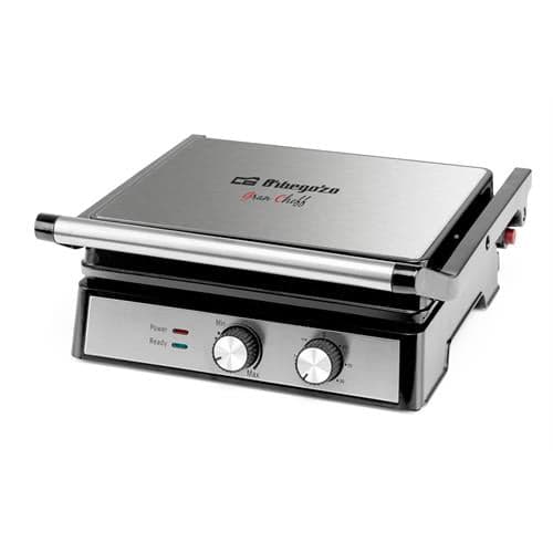 GRELHADOR ORBEGOZO GR4580( 2000 W - PLACAS - 29 X 24 CM )