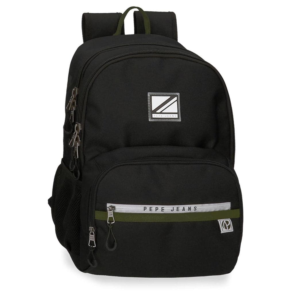 MOCHILA ESCOLAR PEPE JEANS LUCCA 45CM PRETA