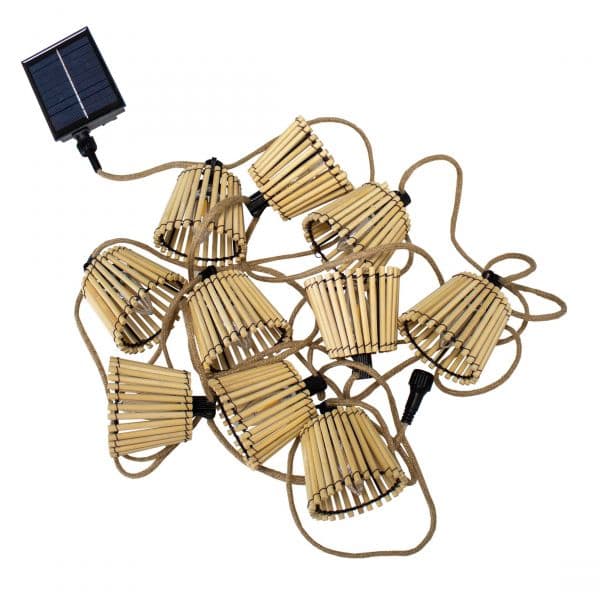 NewGarden Guirlanda Solar Okinawa 8m 10 Lâmpadas LED