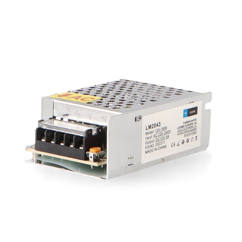 Ledme Transformador Para Fitas Led 36W 12Vdc