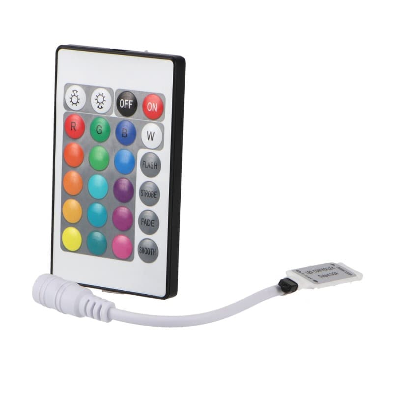 Mini controlador Fitas de LED RGB com comando RF