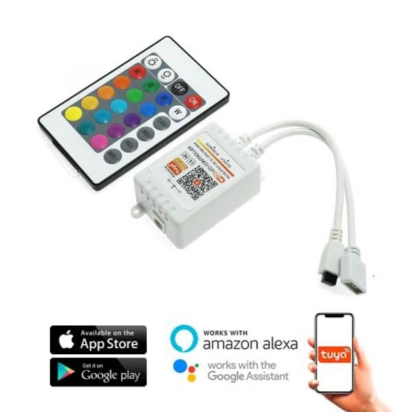 Ledme Controlador mini SmartHome para Fitas led RGB IR / APP