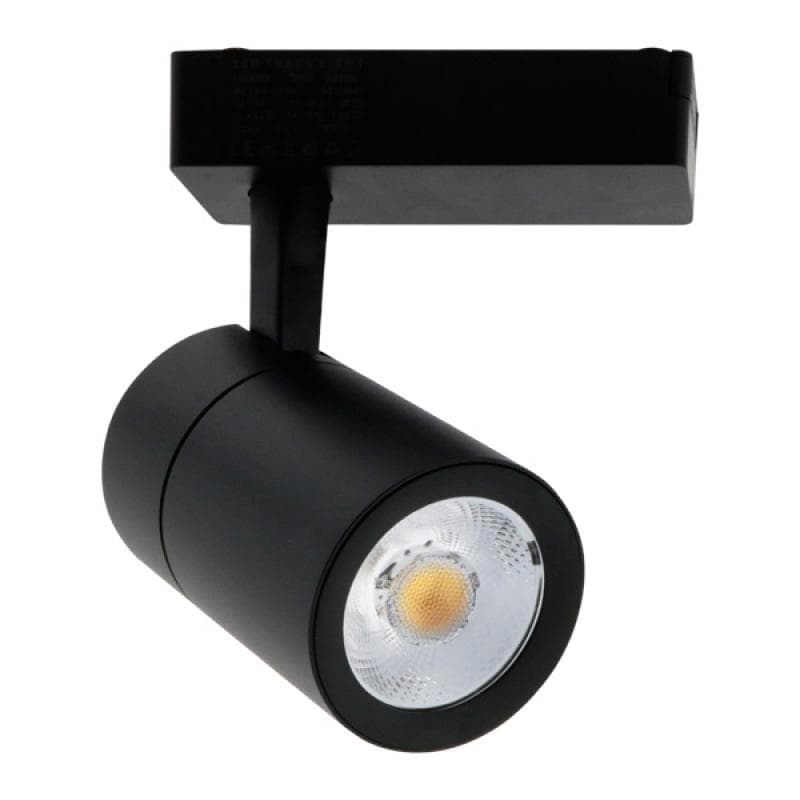 Projetor LED Para Calha Clean Preto 30W Monofásica CCT