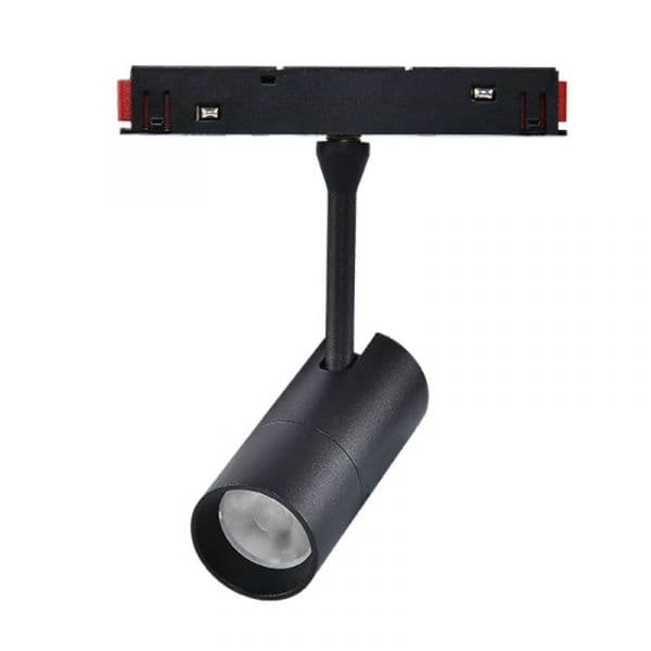 Ledme Projetor LED Série 16mm 7W para Calha Magnética Preto 48V 3000K