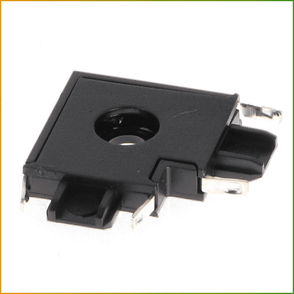 União Em L Horizontal Para Calha Magnética Serie 5Mm Preto