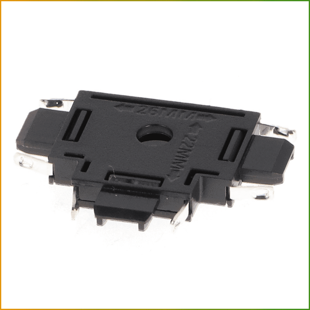 União Horizontal T Para Calha Magnético Serie 5Mm Preto