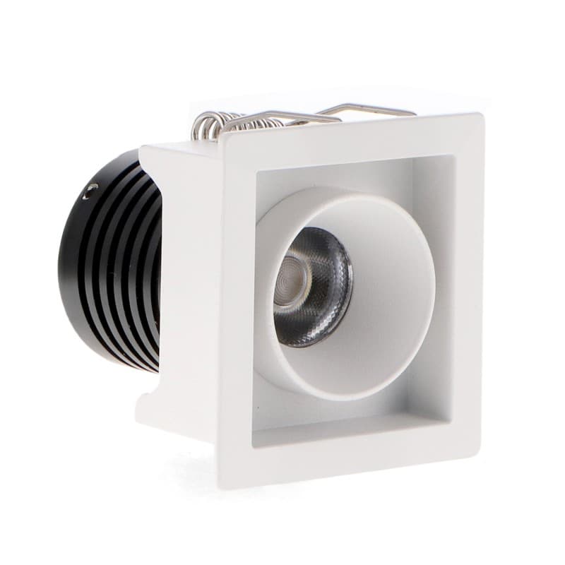 Downlight Led White Tube Square 5W