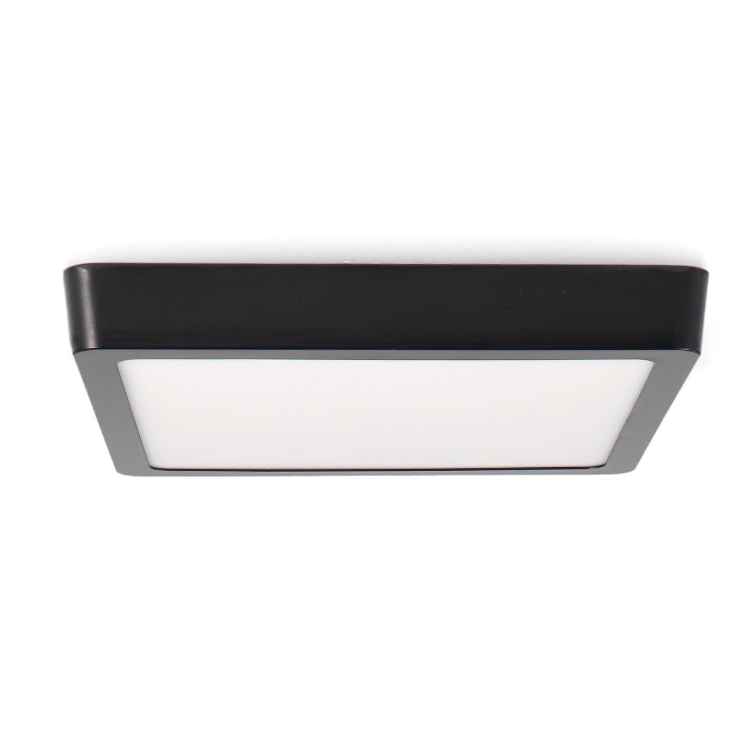 Painel de Superfície Serie Slim Preto Quadrado 20W Cct