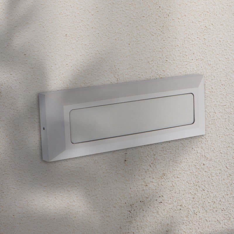 Baliza LED Wall Longo Retangular Branco 5W Ip54 3000K
