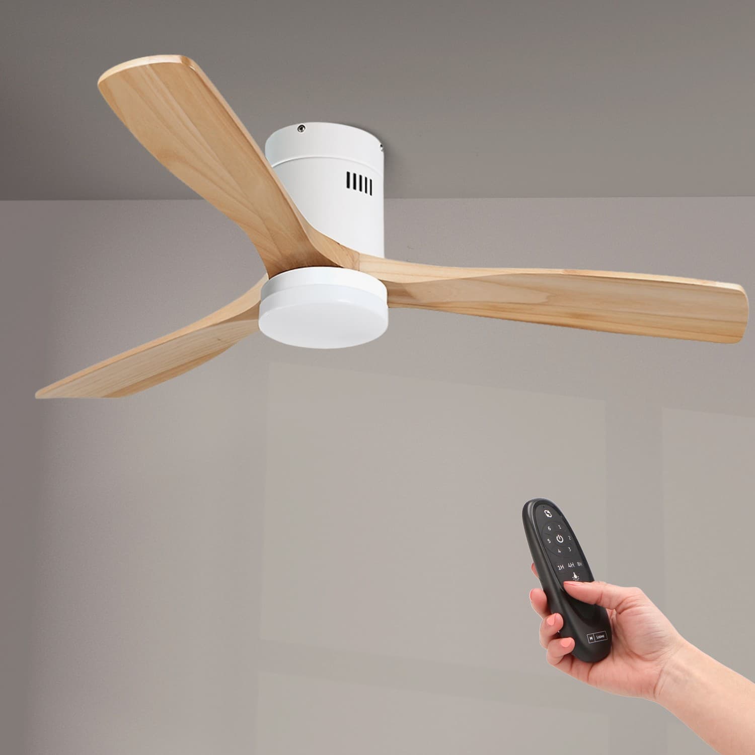 Ledme Ventilador de Teto LED de Energia Branca