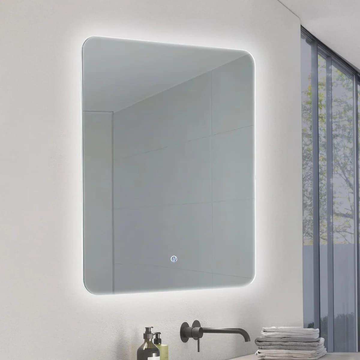 Espelho LED para casa de Banho 15W Miras CCT