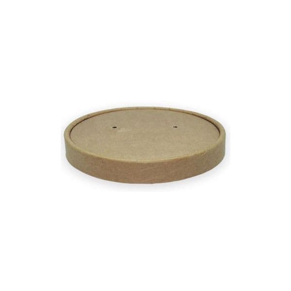 Tampa Ø11,5cm Caixa Alimentar Cartão Kraft Redonda 25un - 6621325