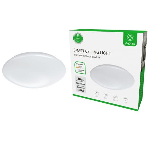 Woox Lâmpada de Teto R5111 Smart Wi-Fi LED 2700K-6500K