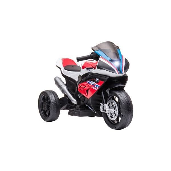 Homcom Mota Elétrica Bmw HP4 Pcom Música usb Velocidade 2,5km/h Avance e Retrocesso 82,5x42x54cm Vermelha