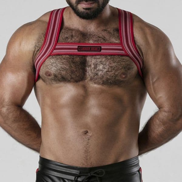 Locker Gear Arnês Corporal Backroom Harness Vermelho 36 S
