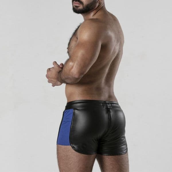 Locker Gear Calção Perneira 2 Way Zipper Contrast Short Azul 36 S