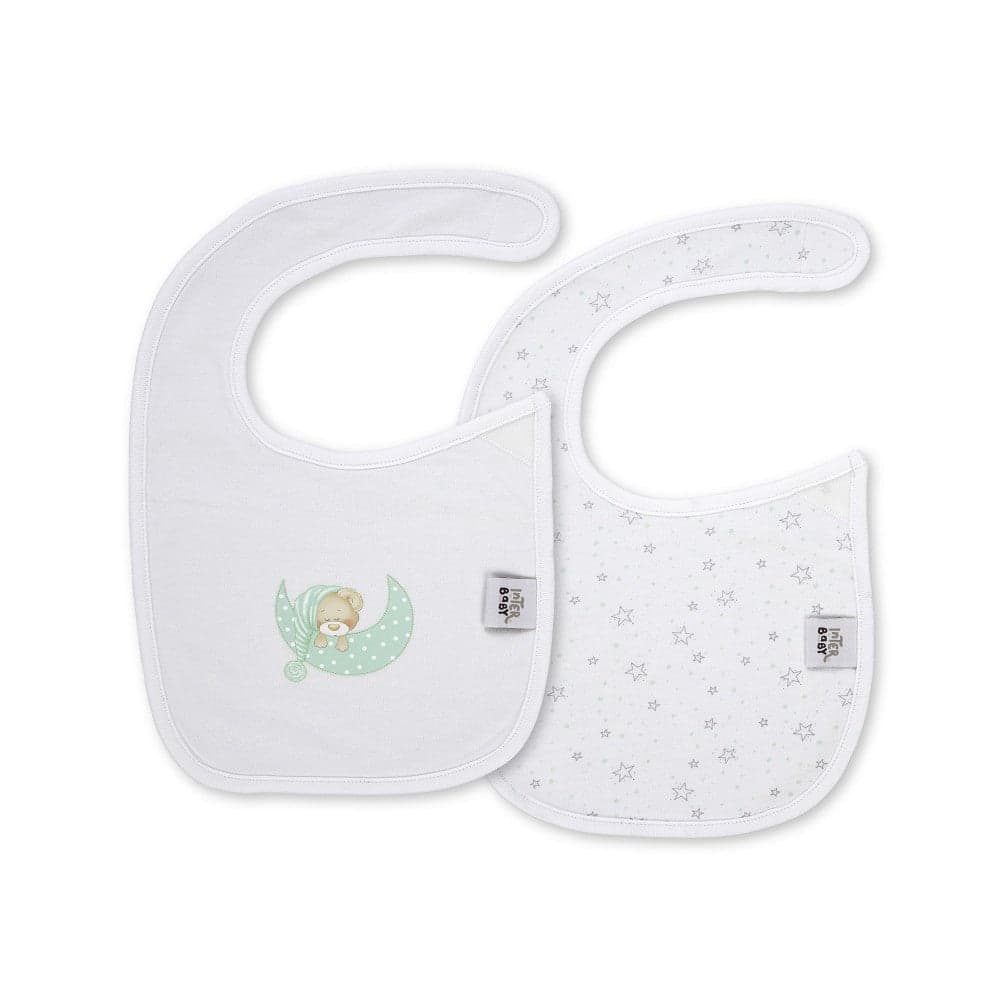 Babete Velcro (Pack 2 Unidades) 20X30 Sleep Verde Interbaby