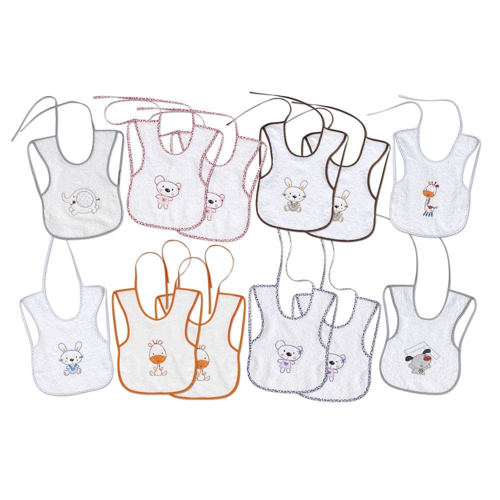 Babete Terry 25 X 35 Pack 2 Unidades Rosa Interbaby