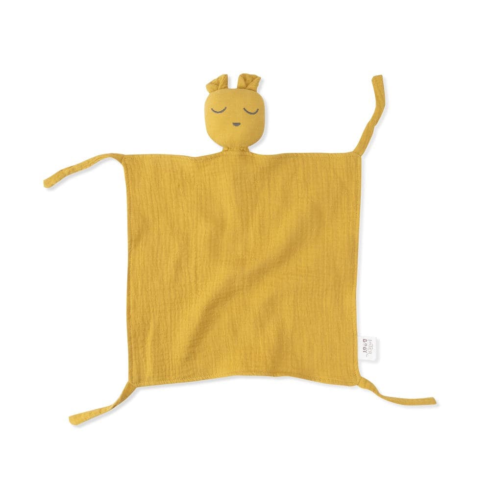 Doudou De Bambu Oso Amarelo Ocre Interbaby
